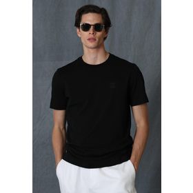 Lufian Pablo Modern Grafik 111020144 Siyah Erkek T-shirt