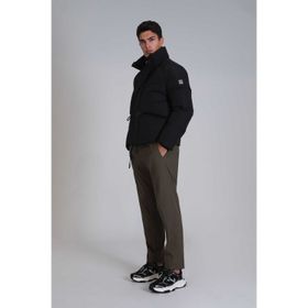 Lufian Proper Siyah Kaz Tüyü Erkek Mont