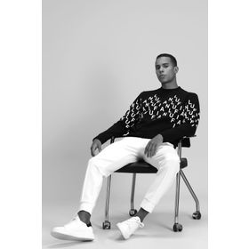 Lufian Rose Siyah Erkek Sweatshirt