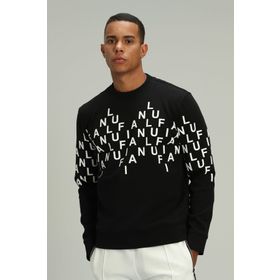 Lufian Rose Siyah Erkek Sweatshirt