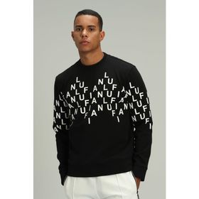 Lufian Rose Siyah Erkek Sweatshirt