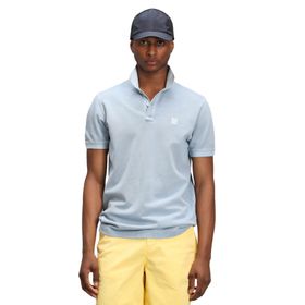 Lufian Vernon Spor Polo Yaka Açık Mavi Erkek T-shirt