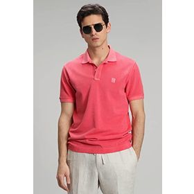Lufian Vernon Spor Polo Yaka Erkek Mercan Erkek T-shirt