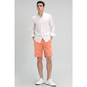 Lufian Zegler Slim Fit Turuncu Spor Erkek Chino Şort