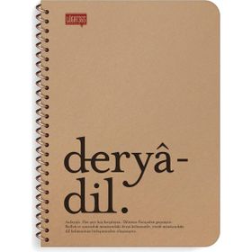 Lugat365 Deryadil 80 Yaprak Kareli Defter
