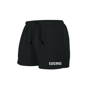 Lugmo Fileli Siyah Antrenman Şortu