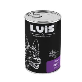 Luis 12x400 gr Parça Dana Etli Soslu Köpek Konservesi