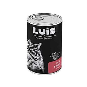Luis 12x400 gr Parça Kuzu Etli Soslu Kedi Konservesi