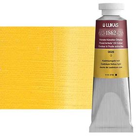 Lukas 00260009 Kadmium Sarı-Açık 37 ml 1862 Tüp Yağlı Boya