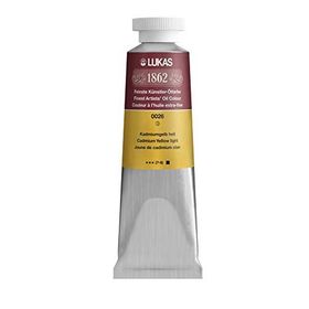 Lukas 00260009 Kadmium Sarı-Açık 37 ml 1862 Tüp Yağlı Boya