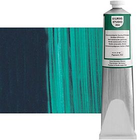 Lukas 03540014 Kromoksit Yeşili-Canlı 200 ml Studio Tüp Yağlıboya