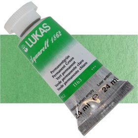 Lukas 1163 Permanent Green Seri 2 24 ml Sulu Boya