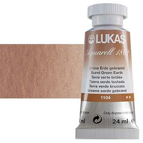 Lukas 1862 Aquarell Burnt Green Earth 24 ml Sulu Boya