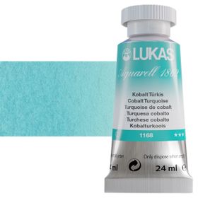 Lukas 1862 Aquarell Kobalt Turkuaz 24 ml Sulu Boya
