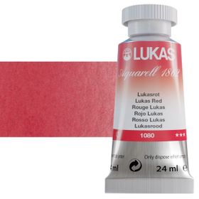 Lukas 1862 Aquarell Lukas Kırmızı 24 ml Sulu Boya