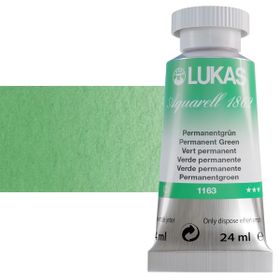 Lukas 1862 Aquarell Permanent Green 24 ml Sulu Boya