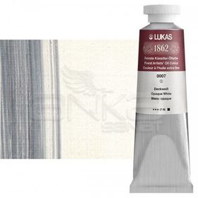 Lukas 1862 Seri 1 No 0007 Örtücü Beyaz 37 ml Yağlı Boya