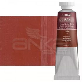 Lukas 1862 Seri 1 No 0054 İngiliz Kırmızı Açık 37 ML Yağlı Boya