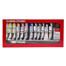 Lukas 6472 Studio Sliding Box 12x20 ml Yağlı Boya Seti