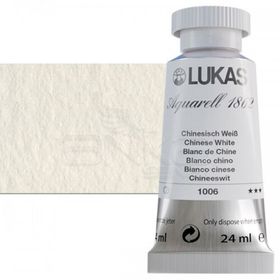 Lukas Aquarell 1862 1006 Chinese White Seri 2 Artist 24 ml Sulu Boya
