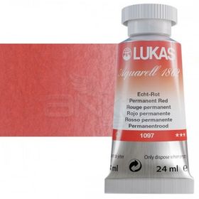 Lukas Aquarell 1862 1097 Permanent Red Seri 2 Artist 24 ml Sulu Boya