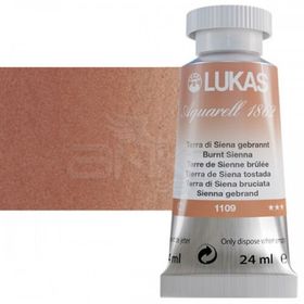 Lukas Aquarell 1862 1109 Burnt Sienna Seri 2 Artist 24 ml Sulu Boya