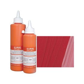 Lukas Liquid Cadmium Koyu Kırmızı 250ml Akrilik Boya