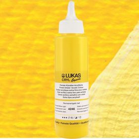Lukas Liquid Permanent Açık Sarı 250ml Akrilik Boya