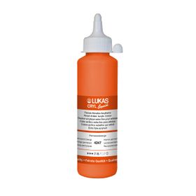 Lukas Liquid Permanent Orange 250ml Akrilik Boya