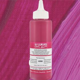 Lukas Liquid Permant Rose 250ml Akrilik Boya