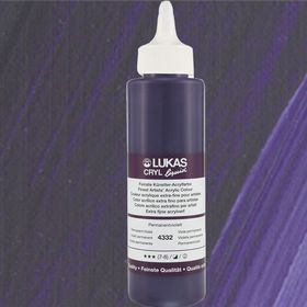 Lukas Liquid Seri 2 Perm Violet 250 ml Akrilik Boya