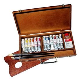 Lukas Studio 6057 Beechwood Box Ahşap Kutu Yağlı Boya Seti