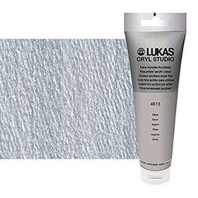 Lukas Studio Metalik Gümüş 250ml Akrilik Boya