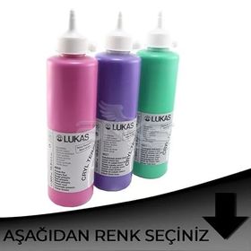 Lukas Terzia 500 ml Siyah Tonlar Akrilik Boya