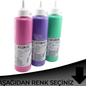 Lukas Terzia 500 ml Siyah Tonlar Akrilik Boya