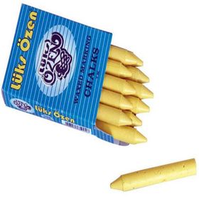 Lüks Özen Sarı 12'li Yağlı Tebeşir