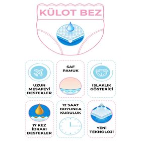 Lula Baby 7 Numara 40 Adet Külot Bebek Bezi