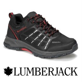 Lumberjack 100420617 9PR Duncan Siyah Kırmızı Erkek Günlük Spor Ayakkabı