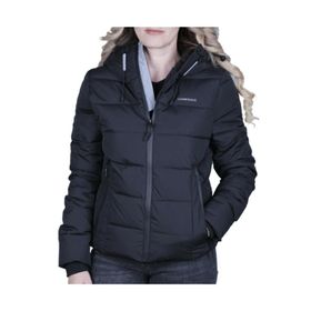 Lumberjack 100559599 Apreski Coat Siyah Kısa Kadın Kaban