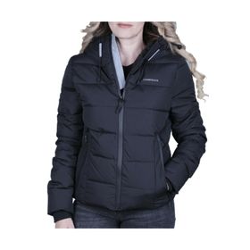 Lumberjack 100559599 Apreski Coat Siyah Kısa Kadın Kaban