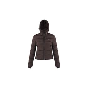 Lumberjack 100559602 Apreski Coat Siyah Kadın Kaban