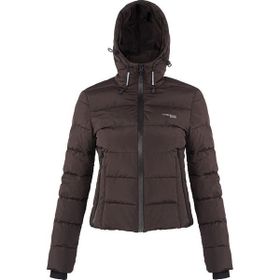 Lumberjack 100559602 Apreski Coat Siyah Kadın Kaban