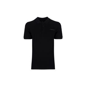 Lumberjack 101079295 2M CT953 Siyah Erkek Polo Yaka Baskılı T-Shirt