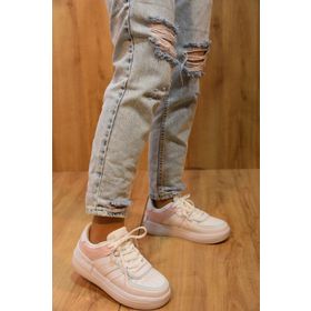 Lumberjack 101330079 FREYA WMN 3FX Beyaz Pembe Kadın Sneaker