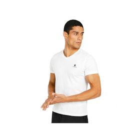 Lumberjack 101349575 Basic Erkek Beyaz V Yaka T-Shirt