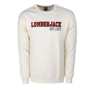 Lumberjack 101441605 Krem 3W Ml Uneg 16TY 505 3Pr Erkek Günlük Sweatshirt