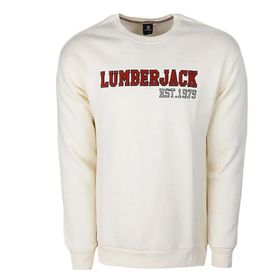 Lumberjack 101441605 Krem 3W Ml Uneg 16TY 505 3Pr Erkek Günlük Sweatshirt