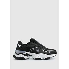 Lumberjack 101498291 Madax Siyah Deri Kadın Sneaker
