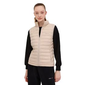 Lumberjack 101782318 Krem WB Vest 4SN34 4PR Günlük Kadın Yelek