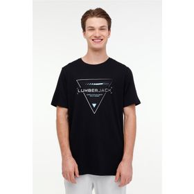 Lumberjack 11C-ELG22001 ML CRIS 4FX Siyah Kısa Kollu Erkek T-Shirt